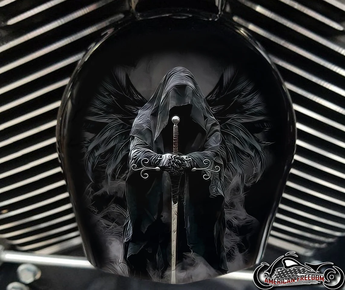 Custom Horn Cover - Dark Angel Reaper